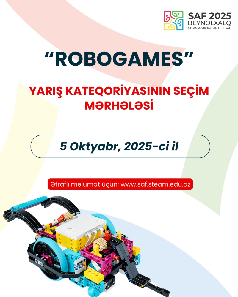 RoboGames yarış kateqoriyası üzrə seçim mərhələsi keçiriləcək!